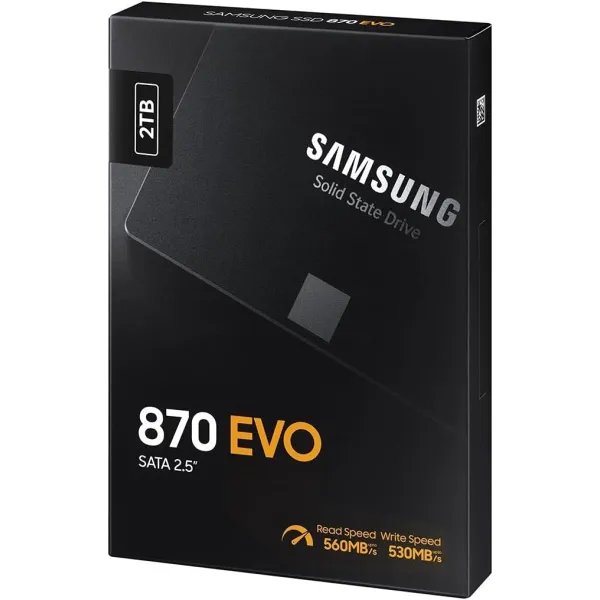 Накопитель SSD 870EVO 2TB, 2.5", SATA Samsung (MZ-77E2T0B/EU) - Фото 4