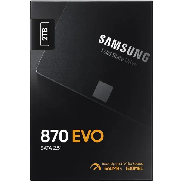 Накопитель SSD 870EVO 2TB, 2.5", SATA Samsung (MZ-77E2T0B/EU) - Фото 6