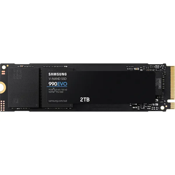 Накопитель SSD 990EVO 2TB, M.2, PCIe 4.0 Samsung (MZ-V9E2T0BW)