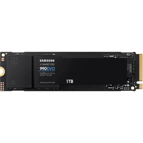 Накопитель SSD 990EVO 1TB, M.2, PCIe 4.0 Samsung (MZ-V9E1T0BW)