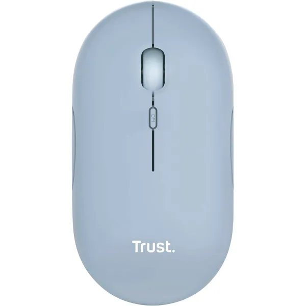 Миша бездротова BT/WL Puck Rechargeable Ultra-Thin Silent синя Trust (24126_TRUST)