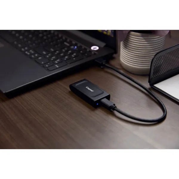 Накопичувач портативний SSD XS1000 1TB, USB 3.2, Type-C Kingston (SXS1000/1000G) - Фото 2
