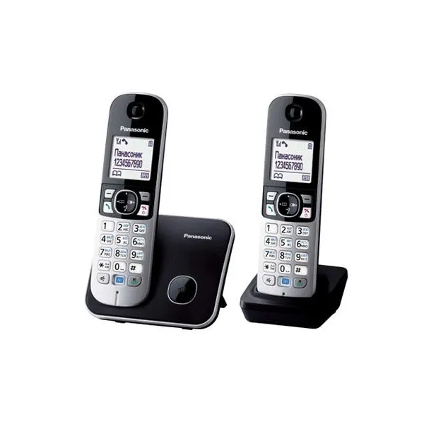 Радиотелефон DECT KX-TG6812UAB чёрный Panasonic - Фото 1