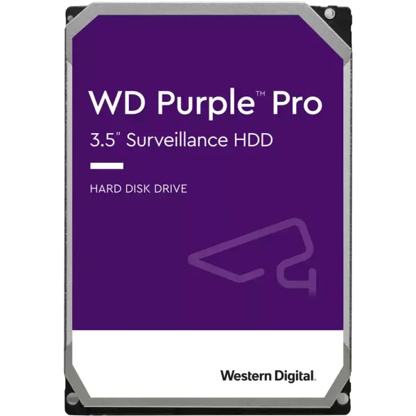 Диск жесткий Purple Pro Surveillance 12TB, 3.5", SATA WD (WD121PURP) - Фото 1