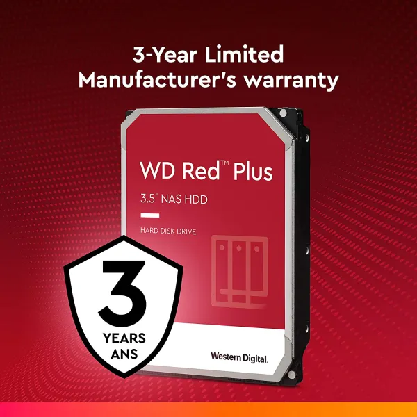 Диск жорсткий Red Plus NAS 4TB, 3.5", SATA WD (WD40EFPX) - Фото 4