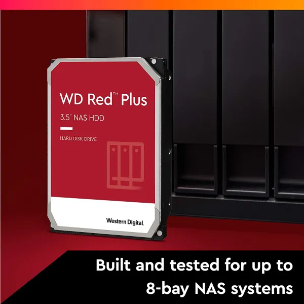 Диск жорсткий Red Plus NAS 4TB, 3.5", SATA WD (WD40EFPX) - Фото 5