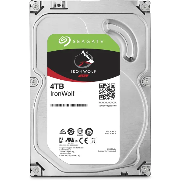 Диск жорсткий IronWolf 4TB, 3.5", SATA Seagate (ST4000VN006) - Фото 2