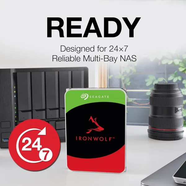 Диск жорсткий IronWolf 4TB, 3.5", SATA Seagate (ST4000VN006) - Фото 5