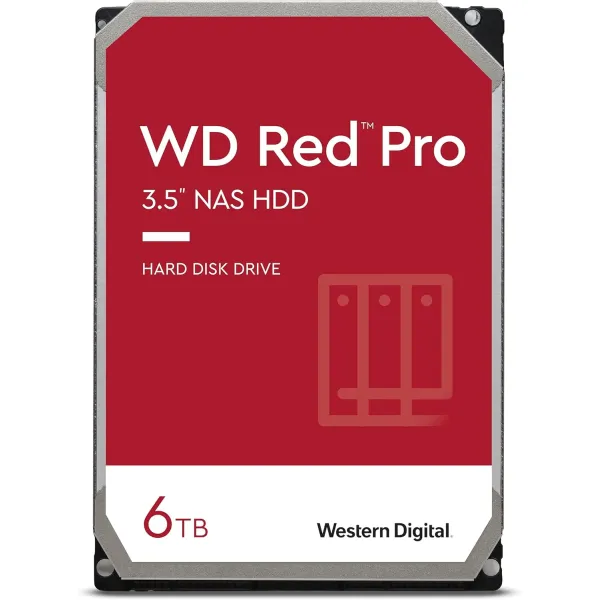 Диск жорсткий Red Pro NAS 6TB, 3.5", SATA WD (WD6005FFBX)