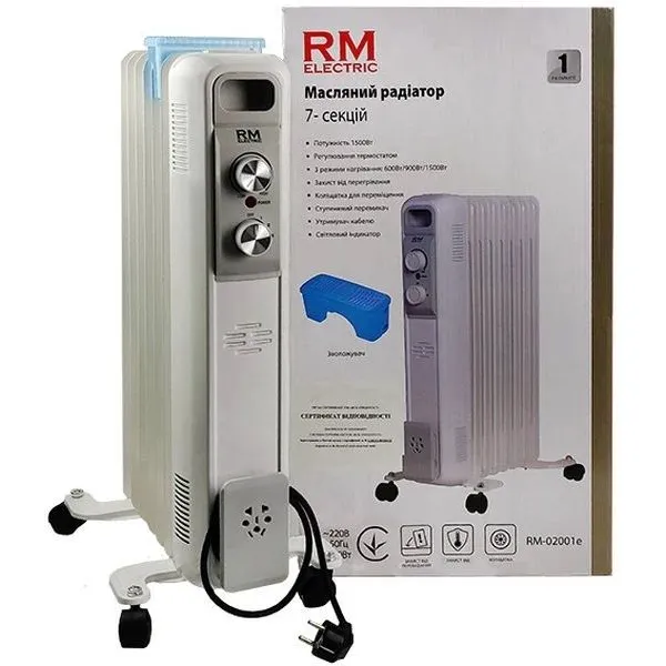 Обігрівач оливний RM Electric Stanley (RM-02001E) - Фото 2
