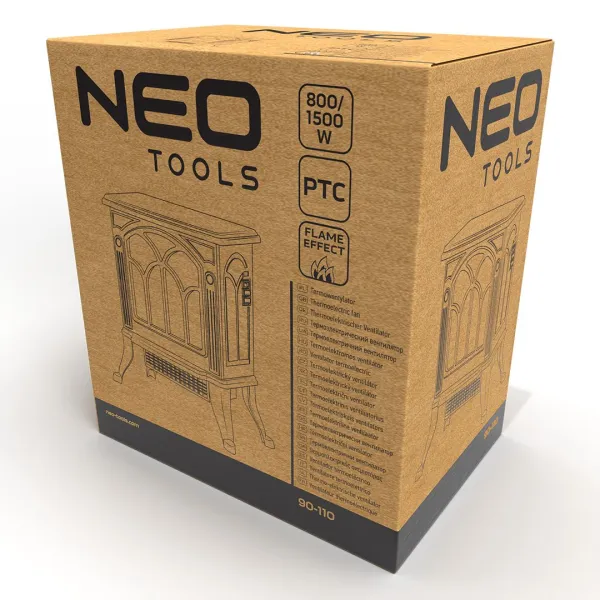 Камин электрический декоративный 90-110 NeoTools (90-110) - Фото 4