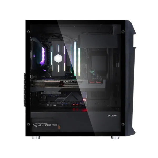 Корпус Z1 Plus без БЖ, ATX, чорний Zalman (Z1PLUS) - Фото 2