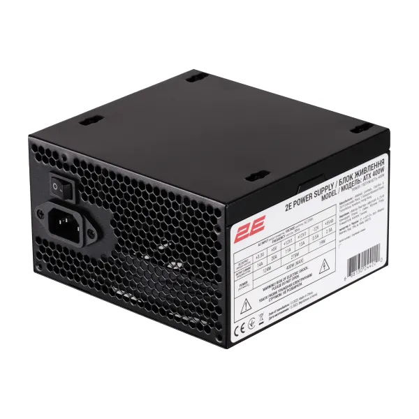 Корпус Credo V200B-400 БП ATX400, mATX, чёрный 2E (2E-V200B-400) - Фото 3