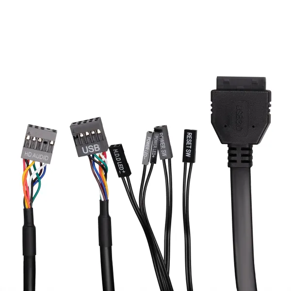 Корпус Credo V200B-400 БП ATX400, mATX, чёрный 2E (2E-V200B-400) - Фото 7