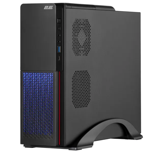 Корпус S613ARGB-400 БП 400W-SFX, Micro ATX/ Desktop, чёрный 2E (2E-S613ARGB-400) - Фото 10