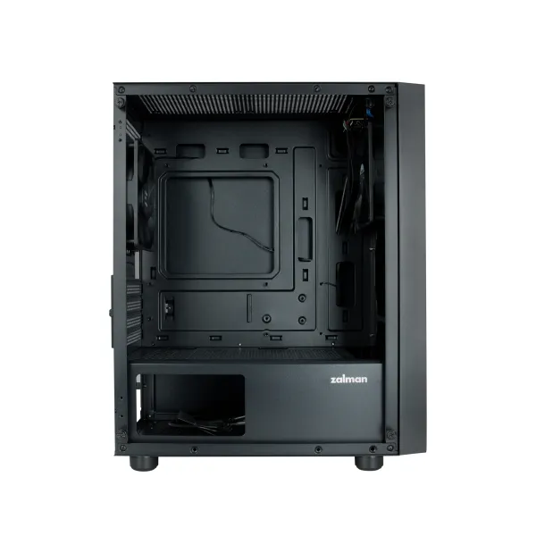 Корпус T3 Plus без БП, ATX, чёрный Zalman (T3PLUS) - Фото 4