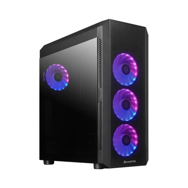 Корпус Gaming Scorpion 4 без БЖ, ATX, чорний CHIEFTEC (GL-04B-OP)
