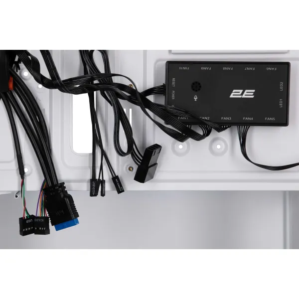 Корпус  Calleo GB700W без БП, mATX, белый 2E GAMING (2E-GB700W) - Фото 12