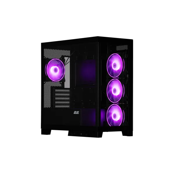 Корпус Fantom GK701B без БП, mATX, чёрный 2E GAMING (2E-GK701B) - Фото 1