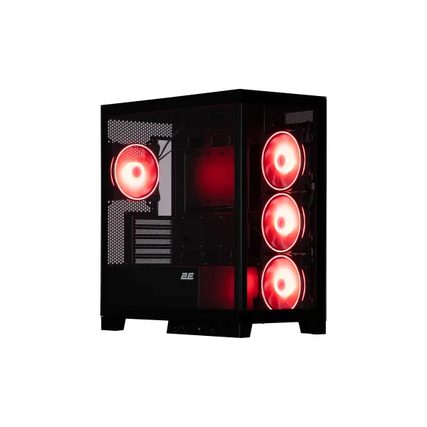 Корпус Fantom GK701B без БП, mATX, чёрный 2E GAMING (2E-GK701B) - Фото 2