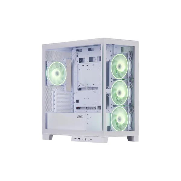 Корпус Fantom GK701W без БП, mATX, белый 2E GAMING (2E-GK701W) - Фото 2