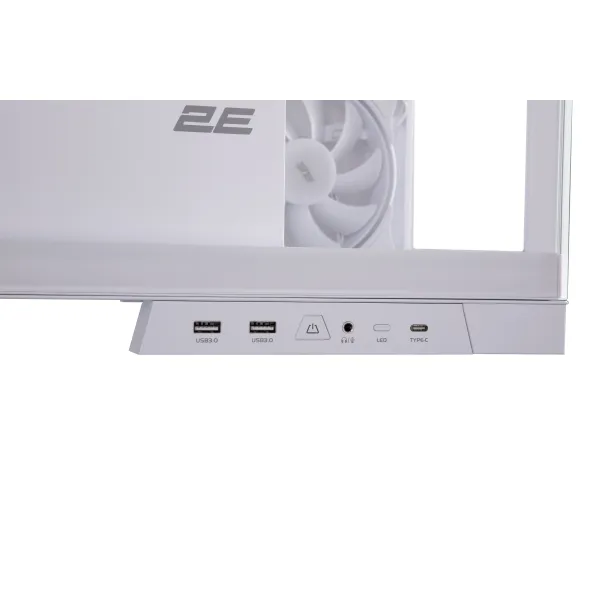 Корпус Fantom GK701W без БП, mATX, белый 2E GAMING (2E-GK701W) - Фото 7