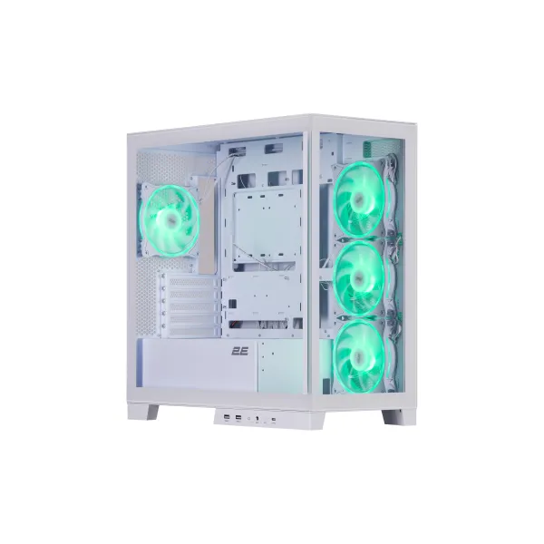 Корпус Fantom GK701W без БП, mATX, белый 2E GAMING (2E-GK701W) - Фото 8