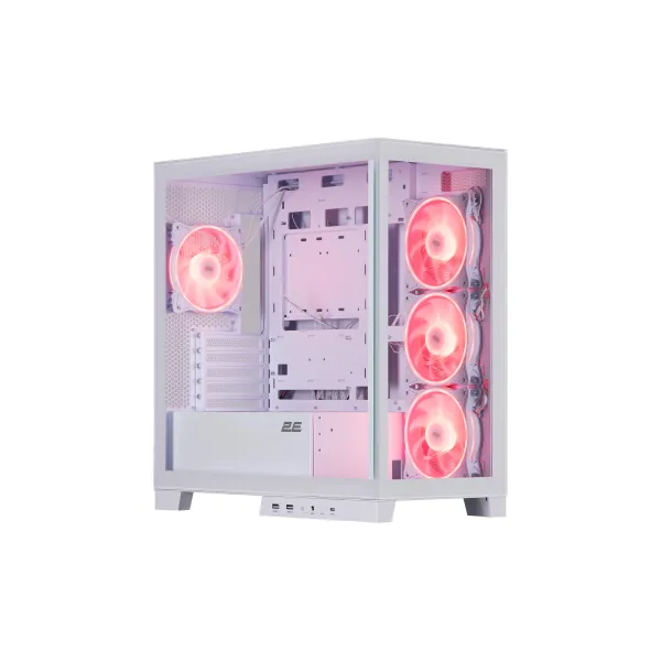 Корпус Fantom GK701W без БП, mATX, белый 2E GAMING (2E-GK701W) - Фото 23