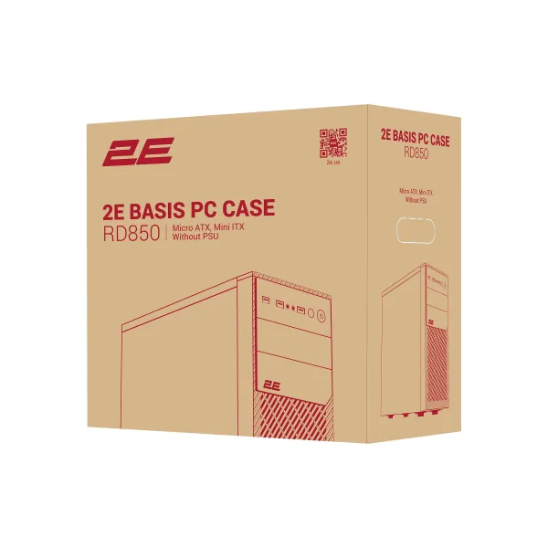 Корпус Basis RD850 без БП, mATX, чёрный 2E (2E-RD850) - Фото 1