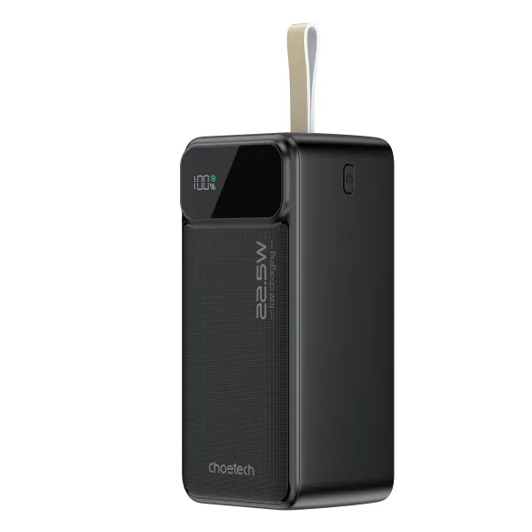 Аккумулятор внешний Power Bank 50000mAh 22,5W Fast charging с LED дисплеем Choetech (B732)