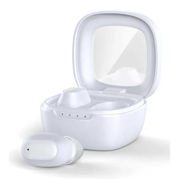 Навушники бездротові TWS Small Cube білі Choetech (BH-T23-WH) - Фото 6