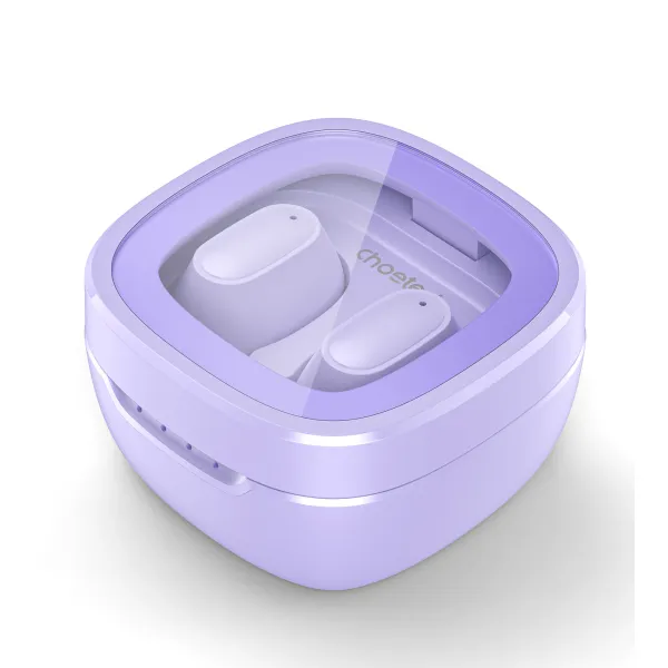 Наушники беспроводные TWS Small Cube фиолетовые Choetech (BH-T23-PU)