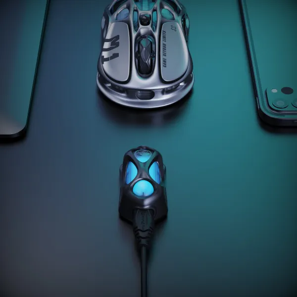 Миша BT/WL/USB-A RGB Mercury M1 Pro Battle-Worn GravaStar (GRAVASTARM1PRO_WSM) - Фото 2