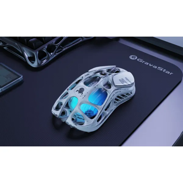 Миша BT/WL/USB-A RGB Mercury M1 Pro Battle-Worn GravaStar (GRAVASTARM1PRO_WSM) - Фото 3