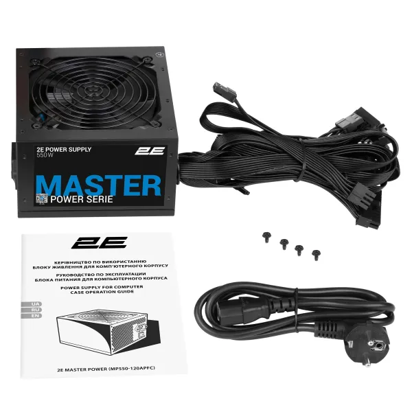 Блок живлення Master Power 550W 2E (2E-MP550-120APFC) - Фото 6