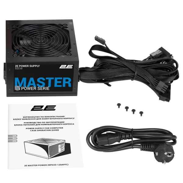 Блок живлення Master Power 650W 2E (2E-MP650-120APFC) - Фото 2