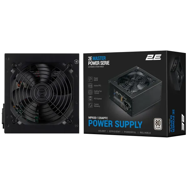 Блок живлення Master Power 650W 2E (2E-MP650-120APFC) - Фото 9
