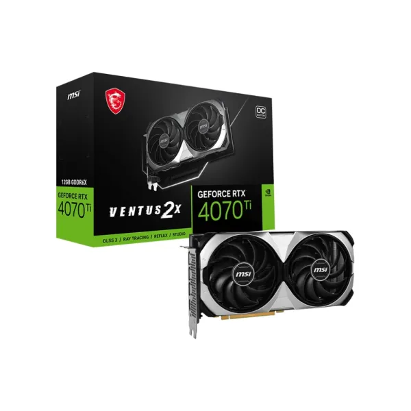 Видеокарта GeForce RTX 4070 Ti 12GB, GDDR6X  MSI (912-V513-433) - Фото 3