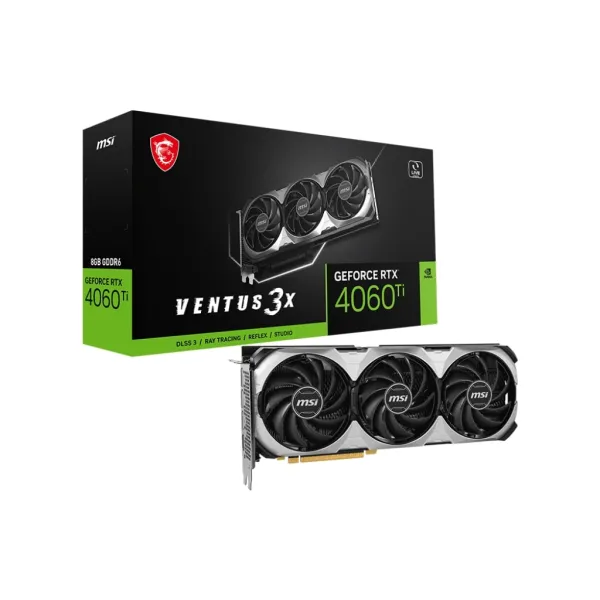 Видеокарта GeForce RTX 4060 Ti 8GB, GDDR6 MSI (912-V515-045) - Фото 1