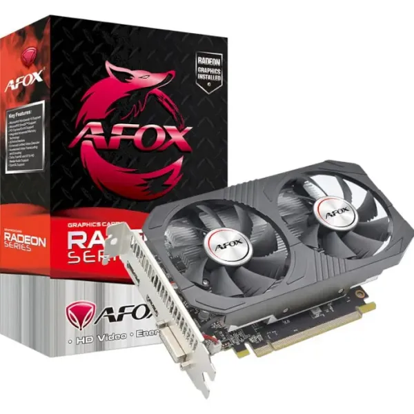 Видеокарта Radeon RX 550 8GB, GDDR5 AFOX (AFRX550-8192D5H4-V6) - Фото 3