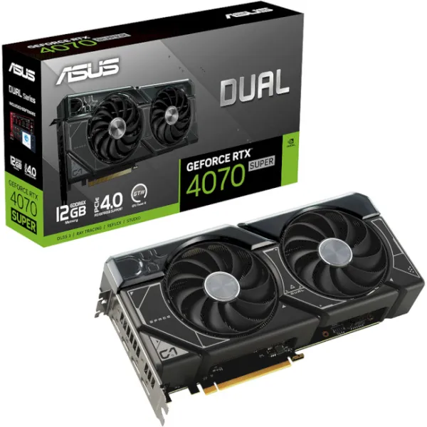 Видеокарта GeForce RTX 4070 SUPER 12GB, GDDR6X ASUS (90YV0K83-M0NA00) - Фото 6