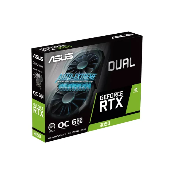 Відеокарта GeForce RTX 3050 6GB, GDDR6 ASUS (90YV0K60-M0NA00) - Фото 4