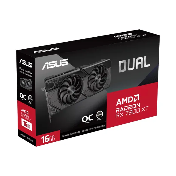 Видеокарта Radeon RX 7800 XT 16GB, GDDR6 ASUS (90YV0JJ1-M0NA00) - Фото 3