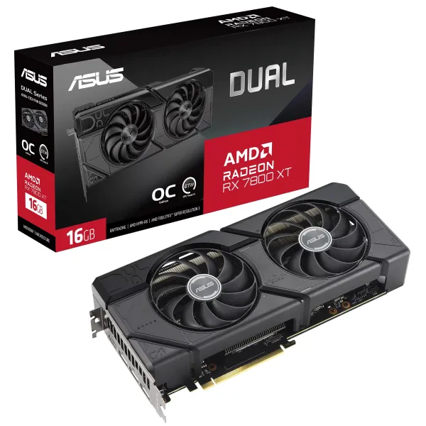 Видеокарта Radeon RX 7800 XT 16GB, GDDR6 ASUS (90YV0JJ1-M0NA00) - Фото 12
