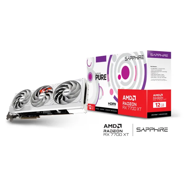 Відеокарта Radeon RX 7700 XT 12GB, GDDR6 Sapphire (11335-03-20G) - Фото 6
