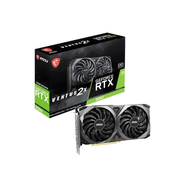 Відеокарта GeForce RTX 3060 12GB, GDDR6 MSI (912-V397-214) - Фото 3