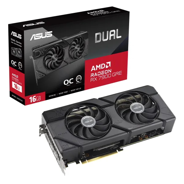Видеокарта Radeon RX 7900 GRE 16GB, GDDR6 ASUS (90YV0J90-M0NA00) - Фото 9