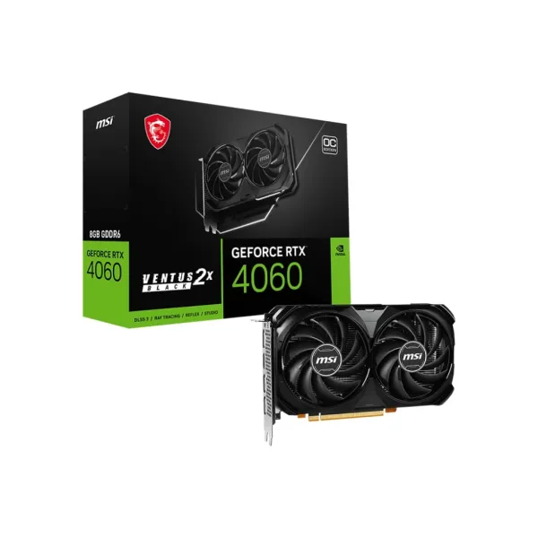 Відеокарта GeForce RTX 4060 8GB, GDDR6  MSI (912-V516-092) - Фото 1