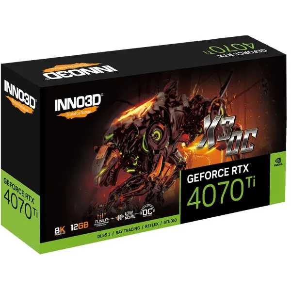 Видеокарта GeForce RTX 4070 Ti Super 16GB, GDDR6X INNO3D (N407TS3-166XX-186158N) - Фото 2