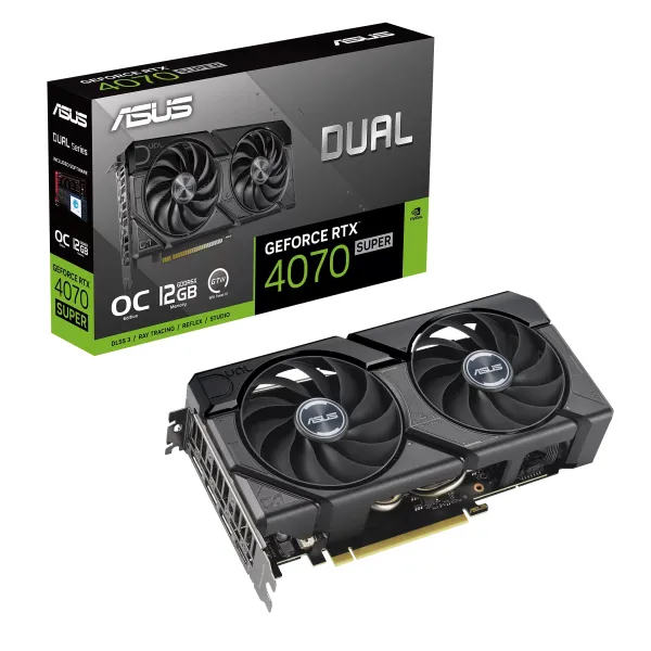 Видеокарта GeForce RTX 4070 SUPER 12GB, GDDR6X ASUS (90YV0KC0-M0NA00) - Фото 3